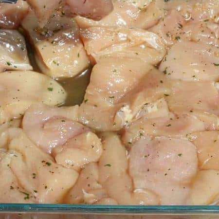 marinated chicken meat for barbecue video clip