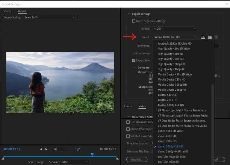 How to Export a Finished Video in Premiere Pro Properly